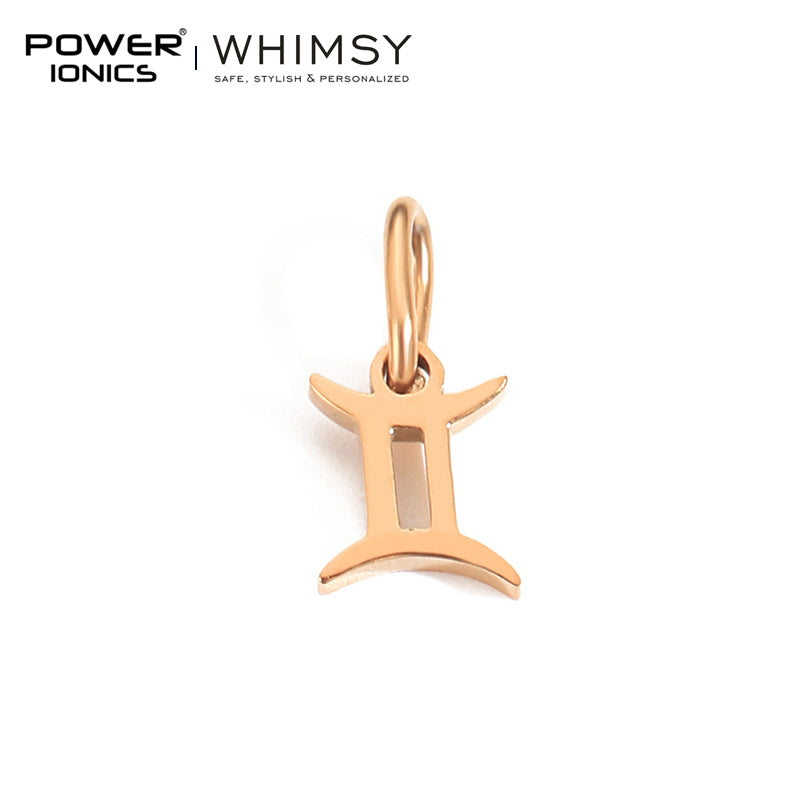 POWER IONICS Creativity Zodiac Pet Love Star Key 316 Stainless Steel Small Pendants Accessories Gifts Fits WHIMSY Series Bracelet Necklace