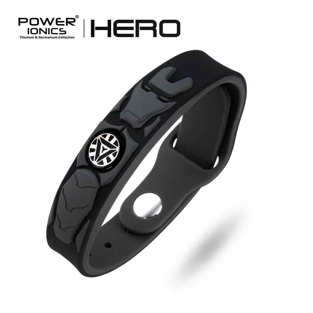 Power Ionics Sports Bracelet - NEW HERO IRONMAN 3000ions/cc 4IN1 Tourmaline Titanium Germanium F.I.R Wristband