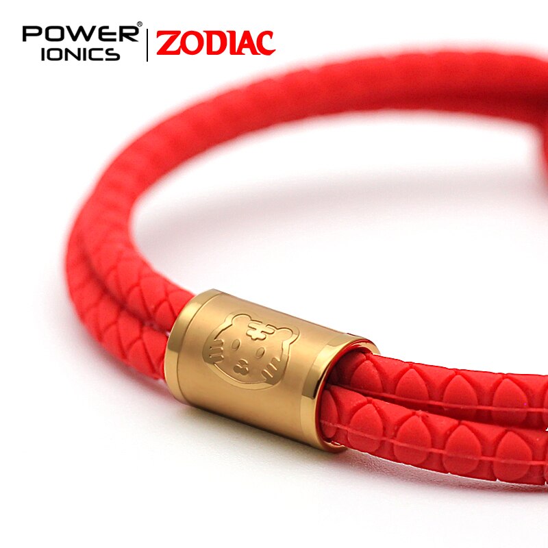 Power Ionics 12 Zodiac Waterproof Anions Sports Fashion Bracelet