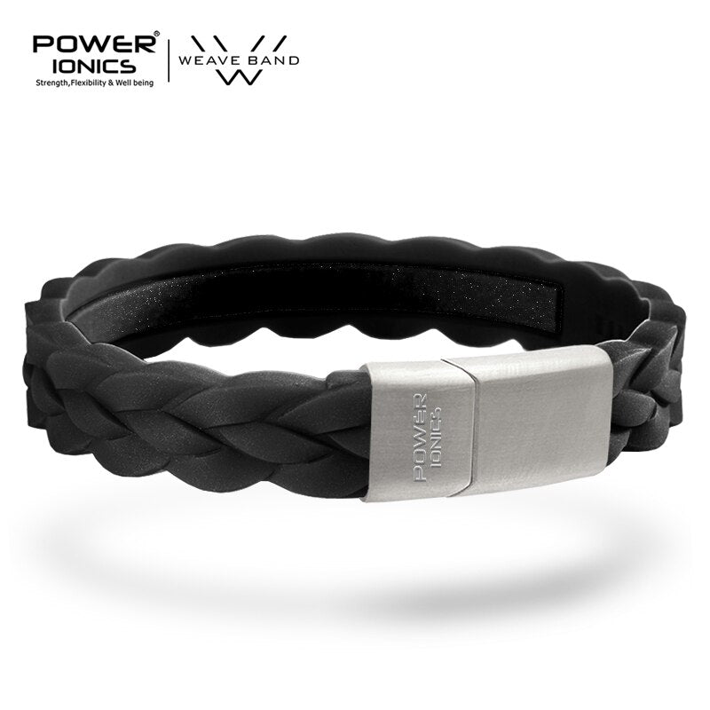 New Power Ionics 3000ions Morandi Colors Men Womens Fashion Wristband Bracelet Balance Energy Balance Human Body Free Engrave