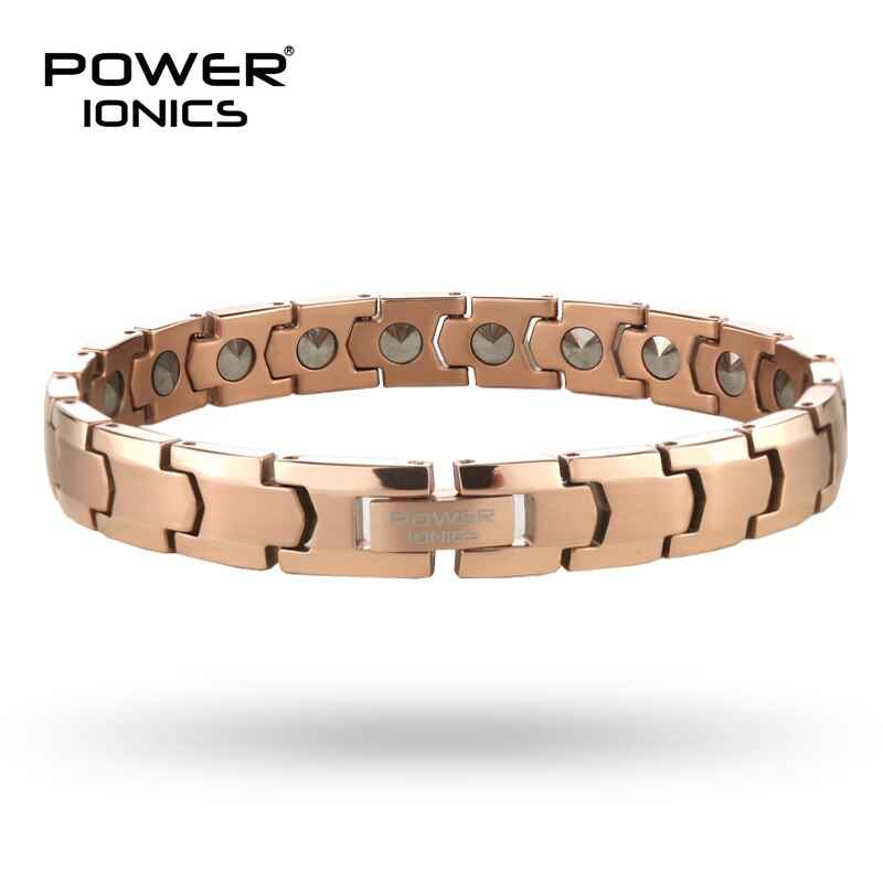 Power Ionics Titanium Germanium Therapy Bracelet for Blood Pressure Management - 100% Titanium & 99.999% Germanium Jewelry Gift with Tool