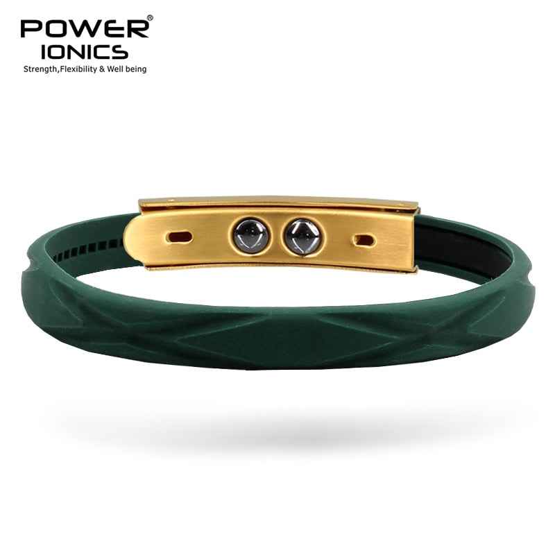 New Power Ionics Wristband Morandi Colors Germanium Magnetic Bracelet with 2000 Anions for Balance and Energy