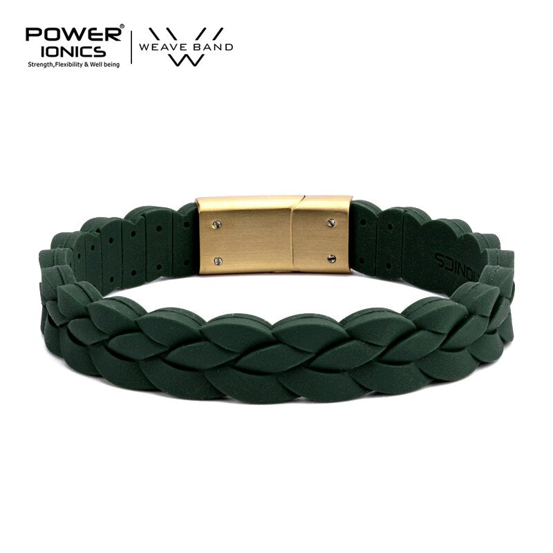 New Power Ionics 3000ions Morandi Colors Men Womens Fashion Wristband Bracelet Balance Energy Balance Human Body Free Engrave