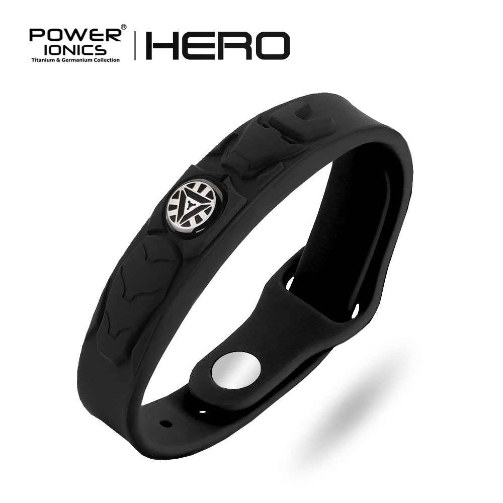 Power Ionics Sports Bracelet - NEW HERO IRONMAN 3000ions/cc 4IN1 Tourmaline Titanium Germanium F.I.R Wristband