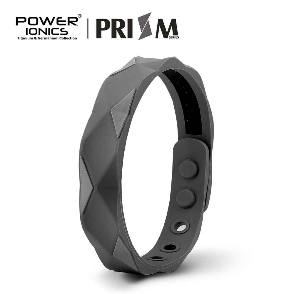 Power Ionics Titanium Germanium Wristband Bracelet for Energy Balance and Wellness