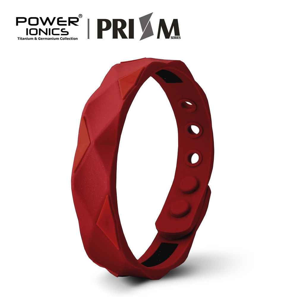 Power Ionics Titanium Germanium Wristband Bracelet for Energy Balance and Wellness