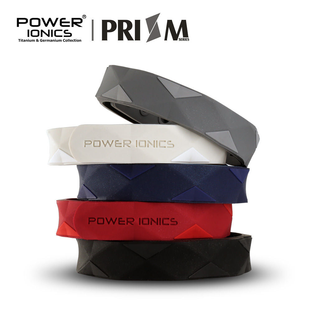 Power Ionics Prism 2000 Ions Titanium Germanium Wristband Bracelet Balance Energy Balance Human Body