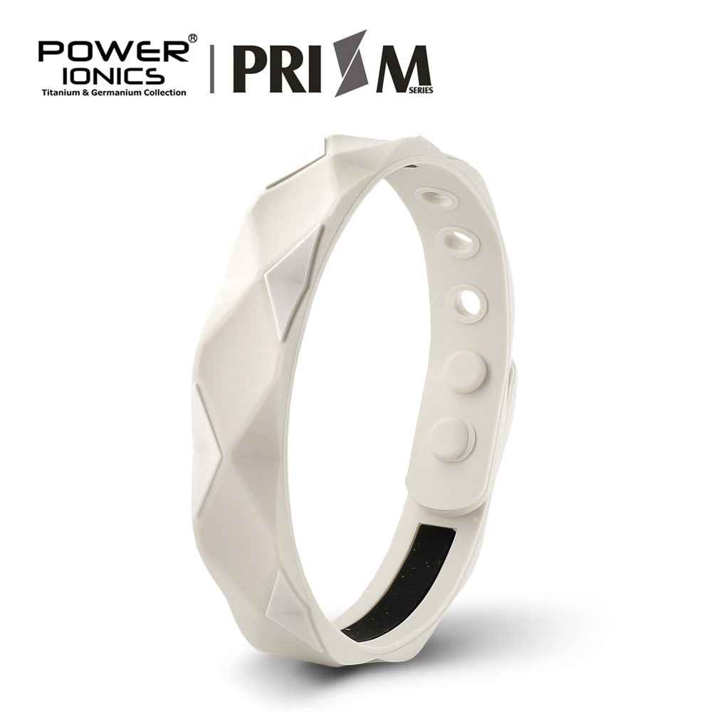Power Ionics Titanium Germanium Wristband Bracelet for Energy Balance and Wellness