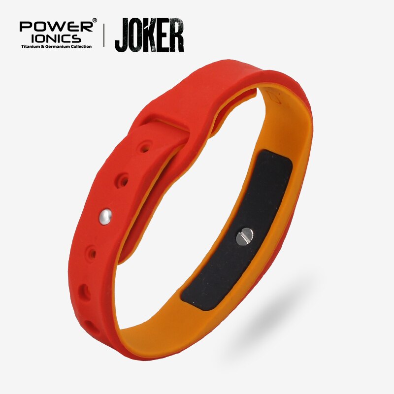 New Power Ionics  JOKER 3000ions/cc 4IN1 Anion Titanium Germanium Health Sports Fashion Bracelet Wristband DC Free Lettering