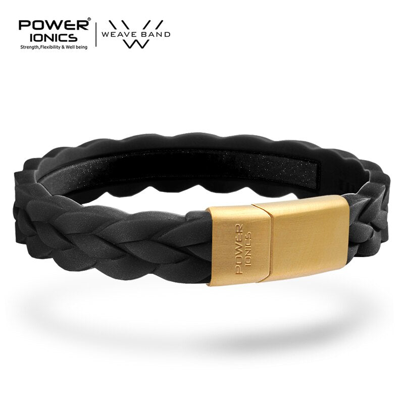 New Power Ionics 3000ions Morandi Colors Men Womens Fashion Wristband Bracelet Balance Energy Balance Human Body Free Engrave