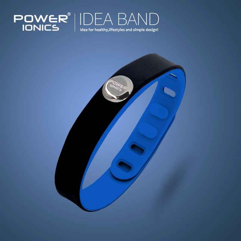 Power Ionics Sports Titanium Bracelet - 3000 Ions Waterproof Wristband for Balance, Sleep Improvement, and Slimming