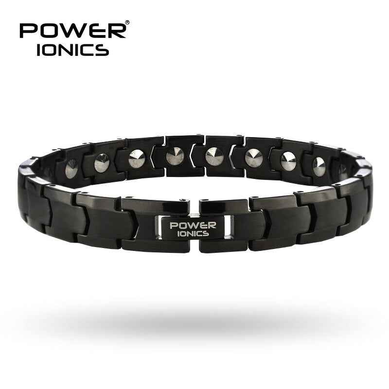 Power Ionics Titanium Germanium Therapy Bracelet for Blood Pressure Management - 100% Titanium & 99.999% Germanium Jewelry Gift with Tool