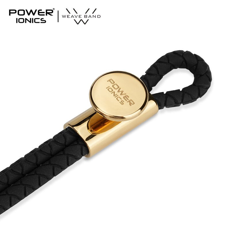 Power Ionics 2022 New WEAVE BAND Unisex Waterproof 3000Ions and Germanium Healthy Men Women Bangle Sports Fashion Bracelet