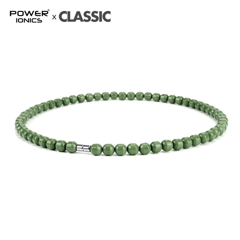 Power Ionics Men Women Natural Tourmaline Beads Stretch Healthy Necklace Magnetic Buckle Balance Body Family Lover Gifts