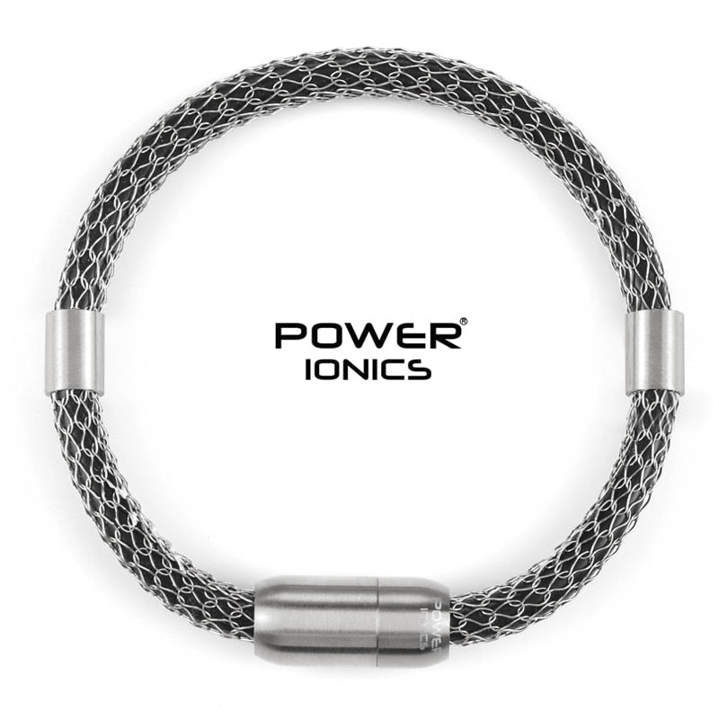 New Power Ionics Original Design 316 Steel Mesh Net Fashion Retro Anions Bracelet Balance Human Body Energy Christmas Gifts