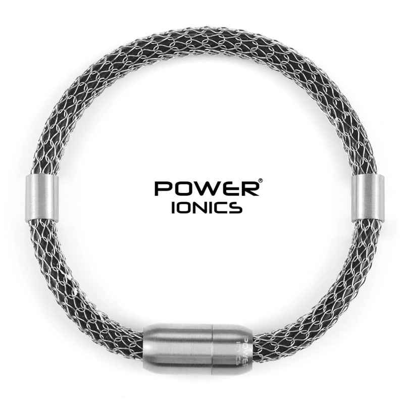 Power Ionics Anions Bracelet - Original Design 316 Steel Mesh Net Fashion Retro for Balance and Energy - Perfect Christmas Gift