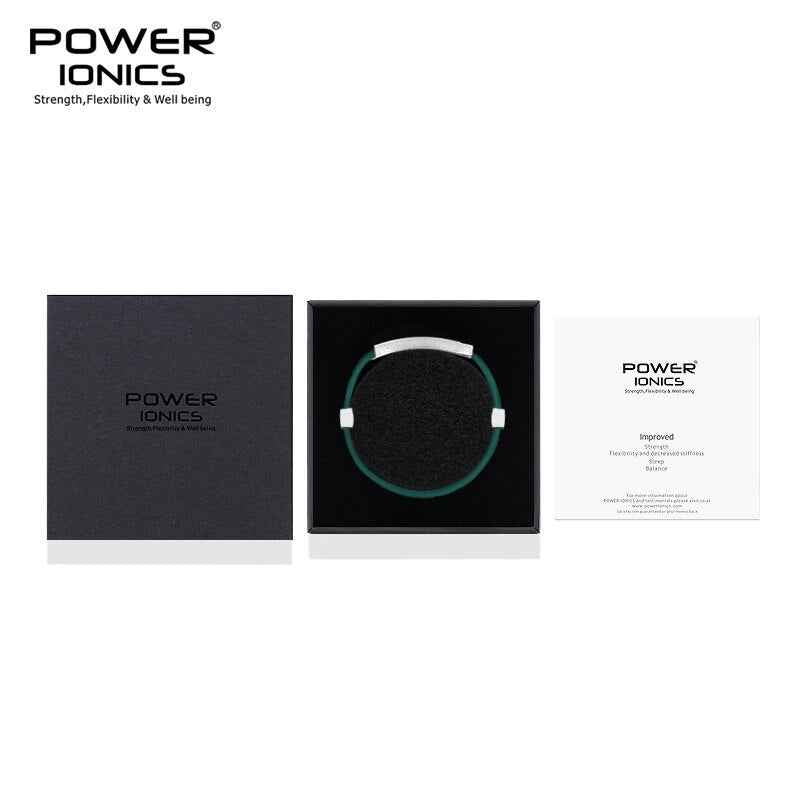 PLUS VERSION Power Ionics Bracelet 2000 Anions Magnetic Radiation Protection Unisex Waterproof Sport Fashion Health Gift