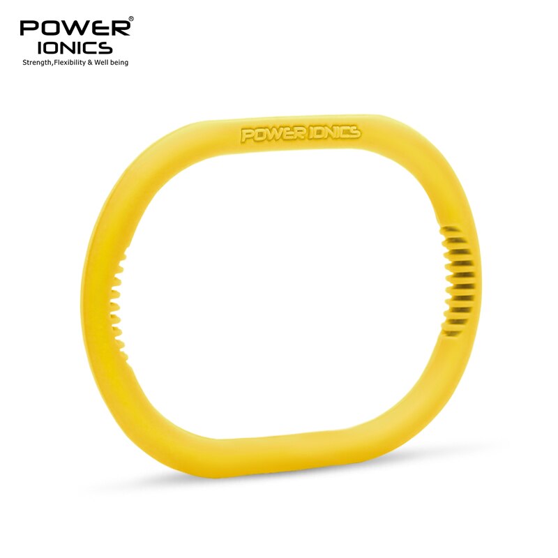 POWER IONICS 1PC Unisex 1000 Anions Titanium Germanium Sports Wristband Bracelet Balance Energy Balance Human Body