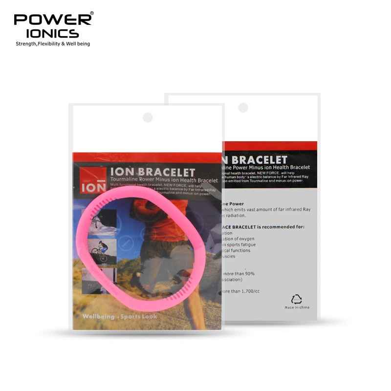 POWER IONICS Titanium Sports Wristband - 1000 Anions Unisex Germanium Bracelet for Energy Balance