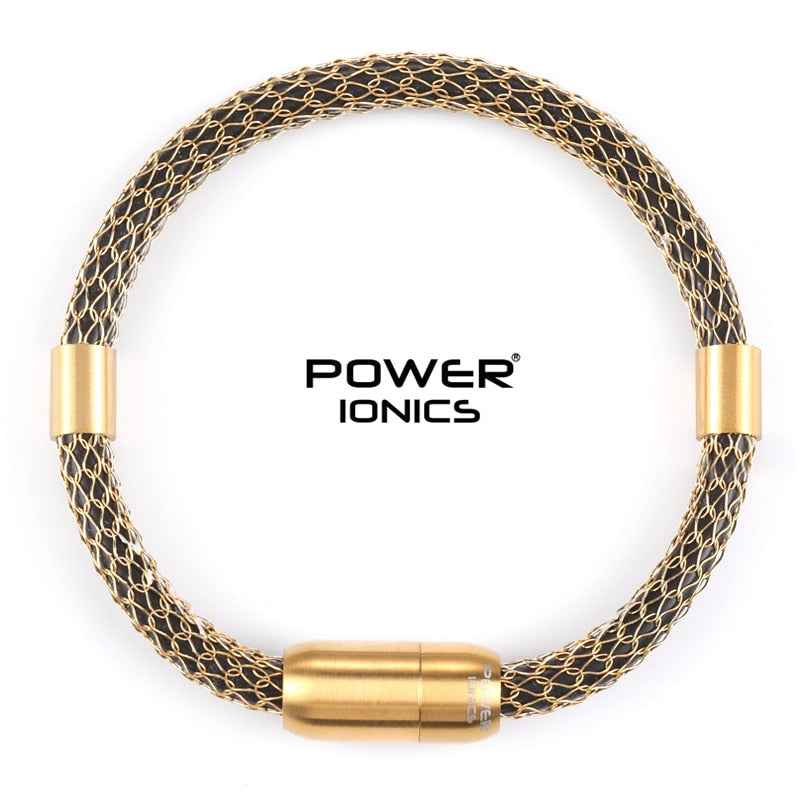 Power Ionics Anions Bracelet - Original Design 316 Steel Mesh Net Fashion Retro for Balance and Energy - Perfect Christmas Gift