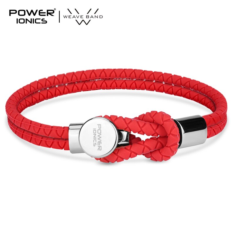 Power Ionics 2022 New WEAVE BAND Unisex Waterproof 3000Ions and Germanium Healthy Men Women Bangle Sports Fashion Bracelet