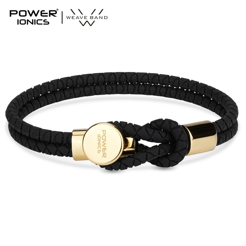 Power Ionics 2022 New WEAVE BAND Unisex Waterproof 3000Ions and Germanium Healthy Men Women Bangle Sports Fashion Bracelet