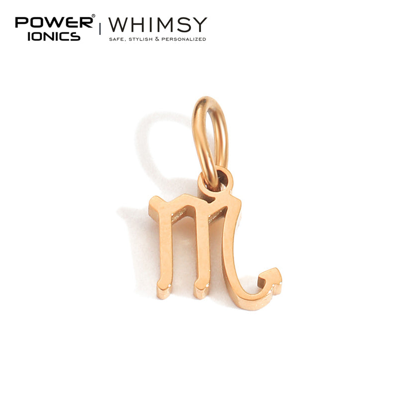 POWER IONICS Creativity Zodiac Pet Love Star Key 316 Stainless Steel Small Pendants Accessories Gifts Fits WHIMSY Series Bracelet Necklace