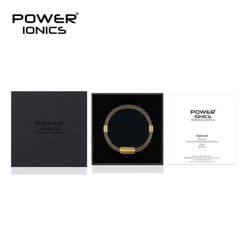 Power Ionics Anions Bracelet - Original Design 316 Steel Mesh Net Fashion Retro for Balance and Energy - Perfect Christmas Gift