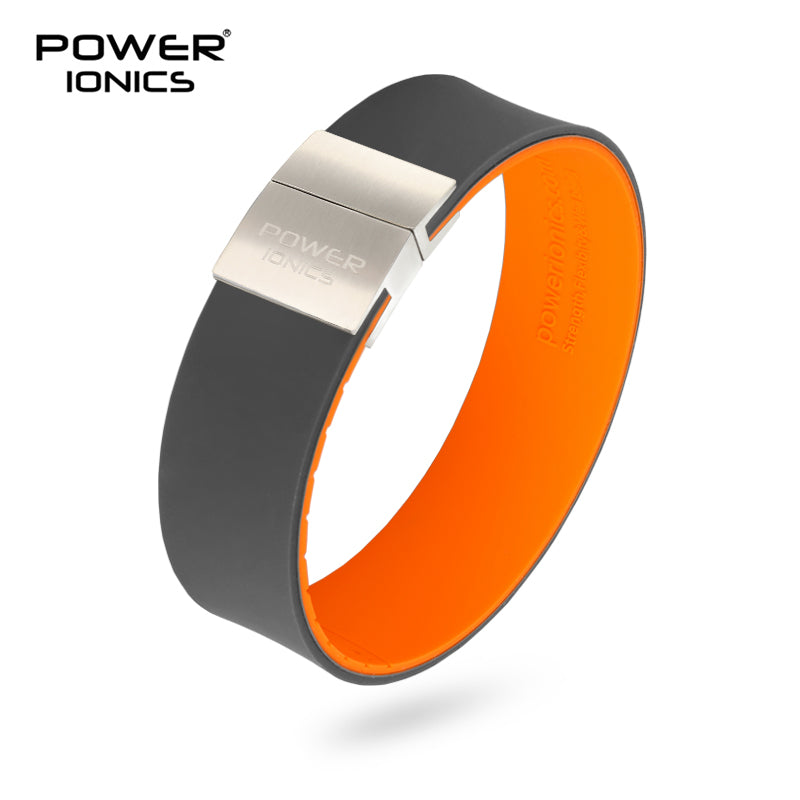 Power Ionics 3000 Anions New Ultra Bangle Tourmaline Silicone Wristband Unisex Sport Wide Bracelet Balance Energy Free Engrave