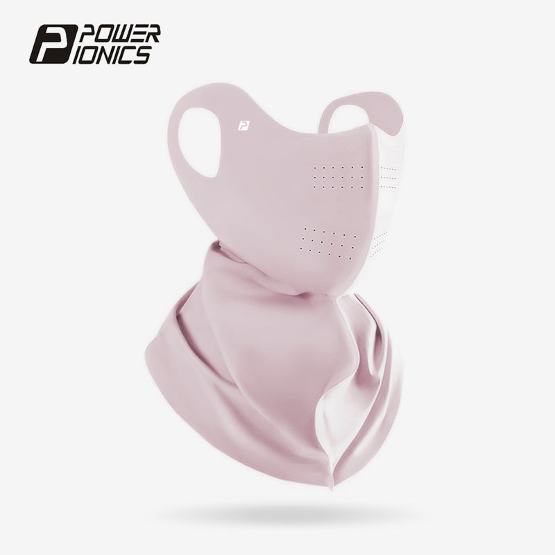 POWER IONICS Cooling Unisex UV Sun Protection Face Mask UPF50+ Outdoor Running Cycling Sports Full Neck Coverage