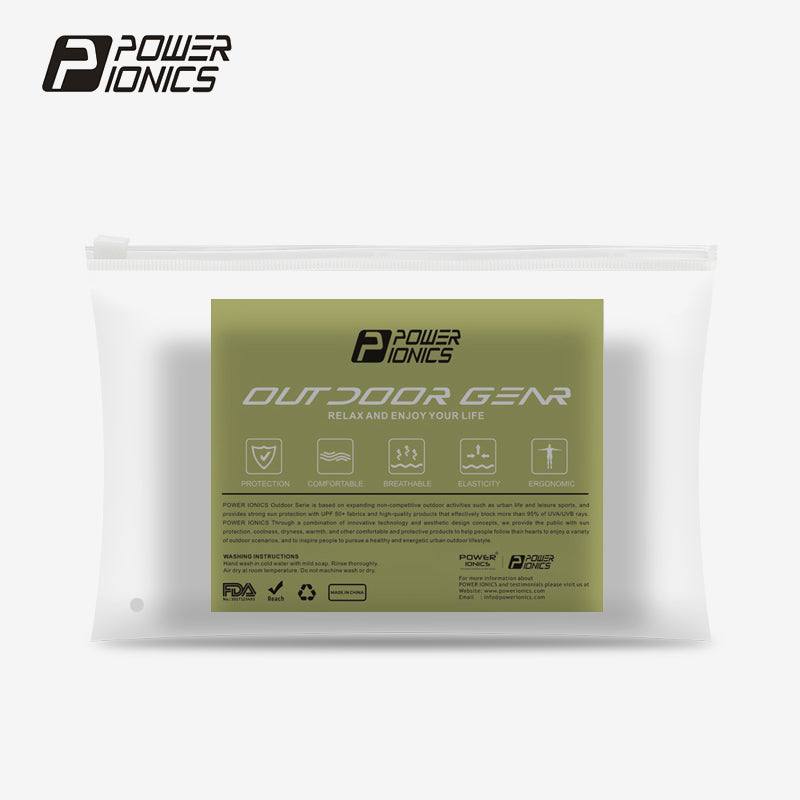 POWER IONICS 쿨링 여성용 UV 차단 마스크 UPF50+ 야외 러닝 사이클링 스포츠 마스크