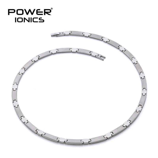 Power Ionics 100% Titanium Necklace with Germanium Balls for Health and Style