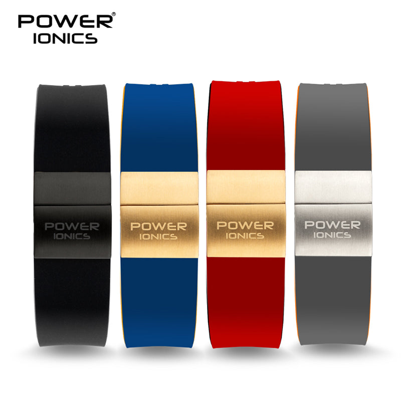 Power Ionics 3000 Anions New Ultra Bangle Tourmaline Silicone Wristband Unisex Sport Wide Bracelet Balance Energy Free Engrave