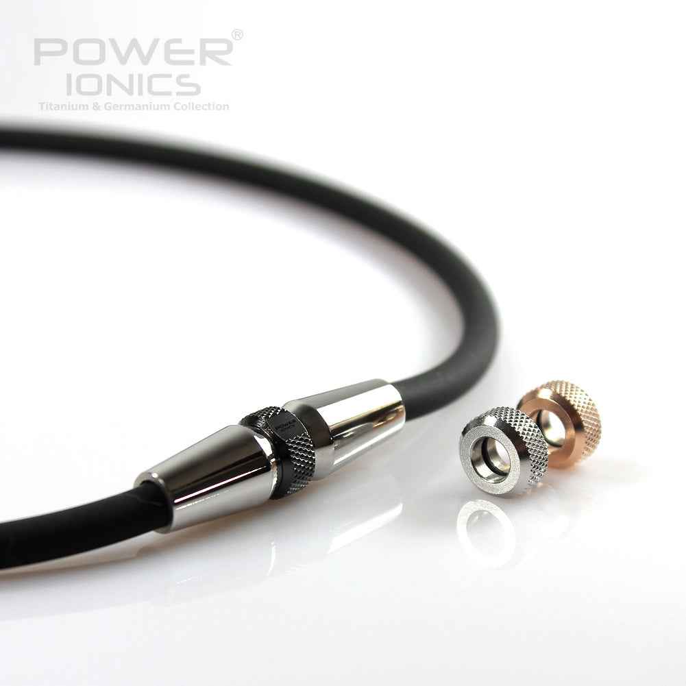 Power Ionics Titanium Necklace – Full Throttle 3000 Ions/cc Fashion Sports Accessory