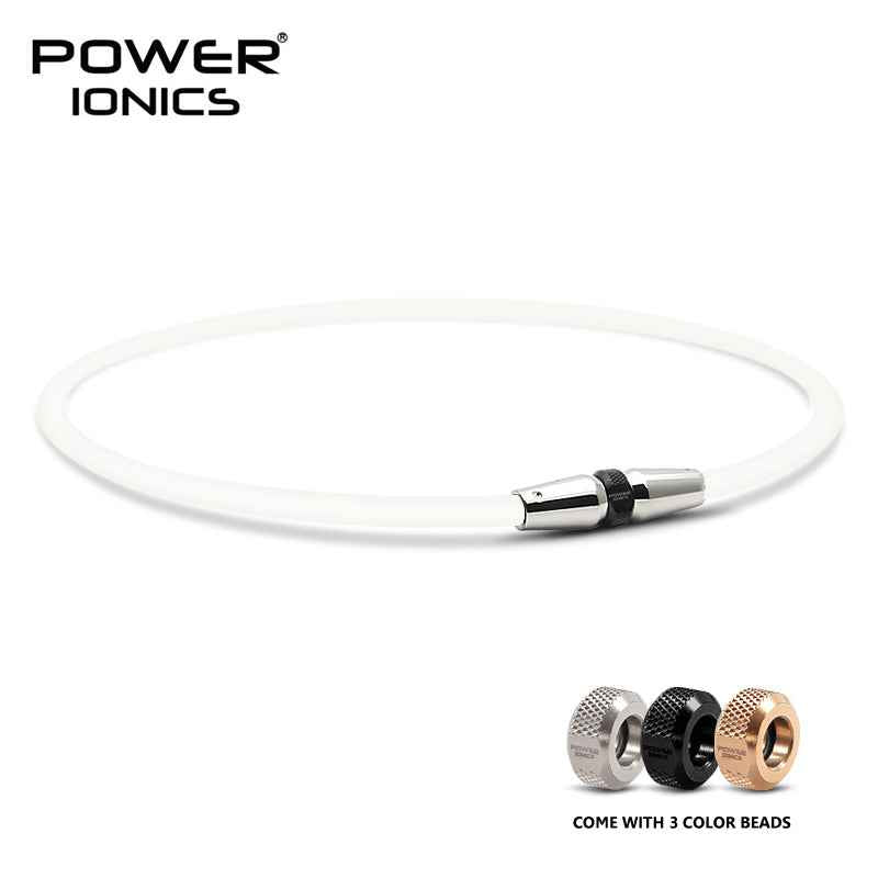 Power Ionics Titanium Necklace – Full Throttle 3000 Ions/cc Fashion Sports Accessory