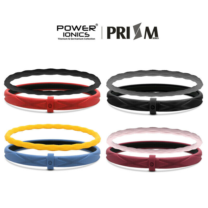 Power Ionics Prism Double Row Unisex Waterproof Ions Sports Fashion Bracelet