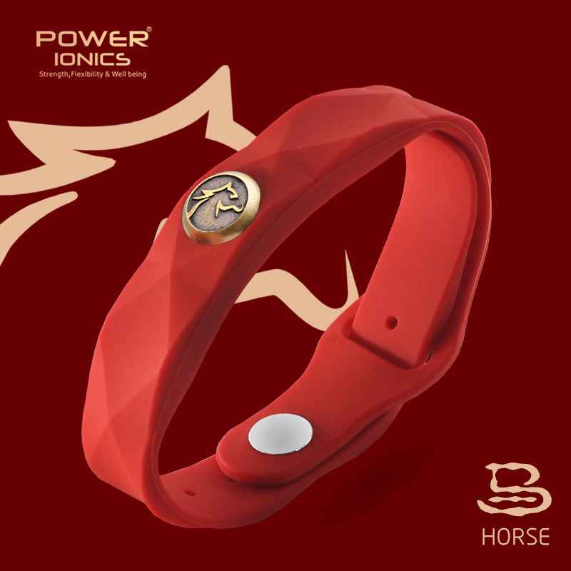 Power Ionics Zodiac Waterproof Anions Bracelet - 3000 Anions Sports Fashion