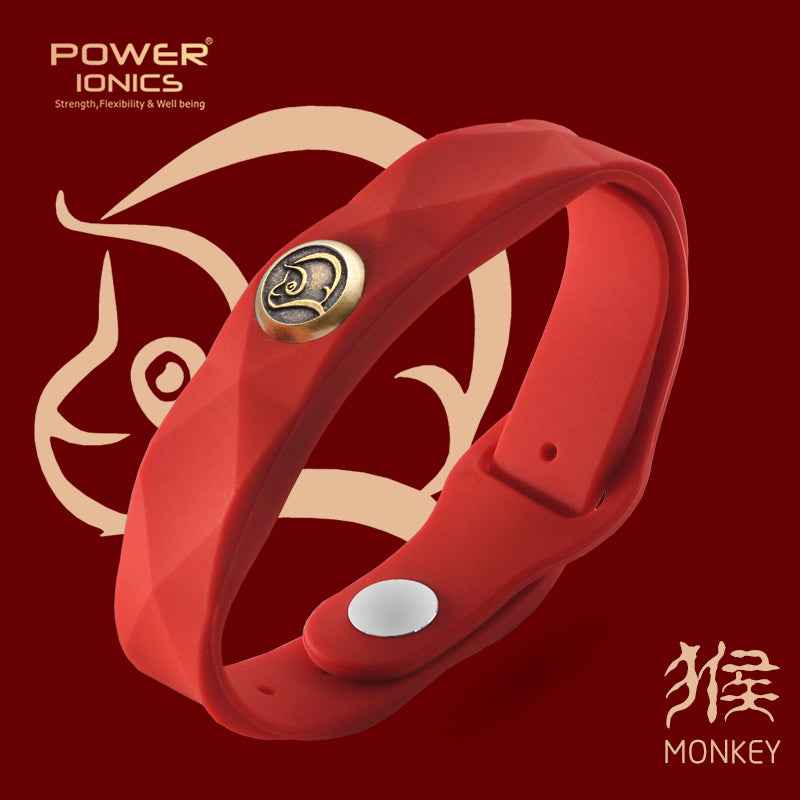 Power Ionics Zodiac Waterproof Anions Bracelet - 3000 Anions Sports Fashion