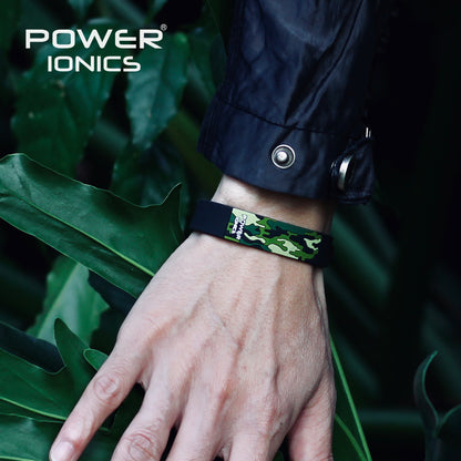 Power Ionics 3000Ions 3D Camo Sports Fashion Bracelet Wristband
