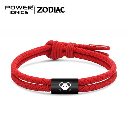 【Pre-order/ship within 7days】Power Ionics WEAVE BAND Unisex Waterproof Ions and Germanium Sports Fashion Bracelet Free Lettering Gifts