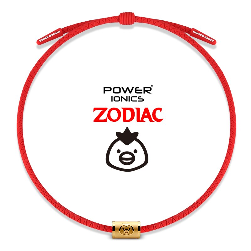 Power Ionics 12 Zodiacs Unisex Waterproof Anions Sports Fashion Necklace