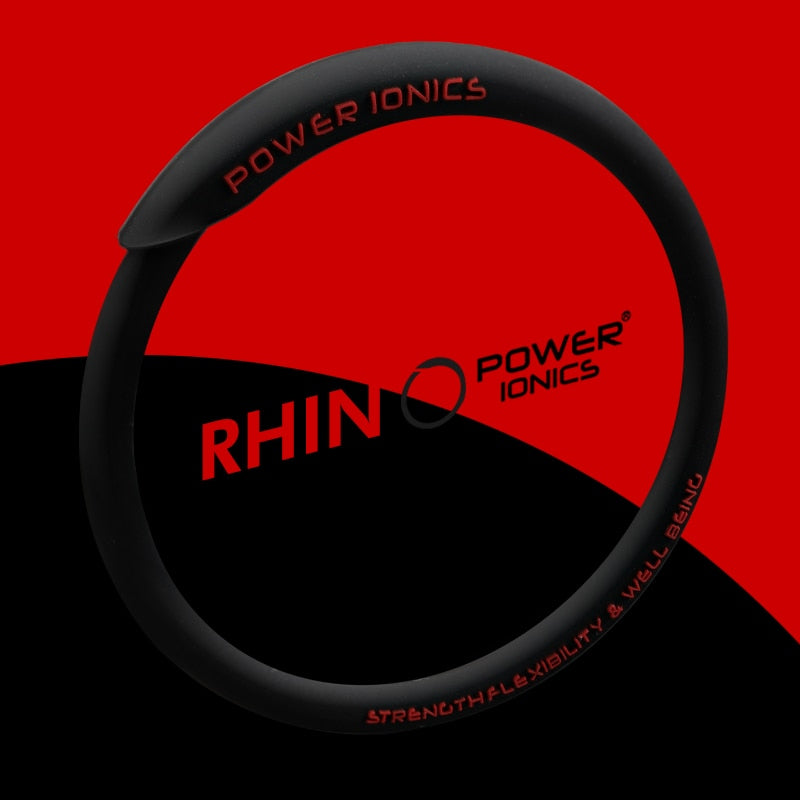 New Power Ionics Rhino Men Women 2000Ions Waterproof Sports Bracelets Bangles Wristband Energy Balance Body