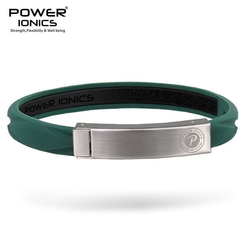 New Power Ionics Prism Morandi Colors 2000 Anions Hologram Germanium Magnetic Wristband Bracelet Balance Human Body Energy Gift