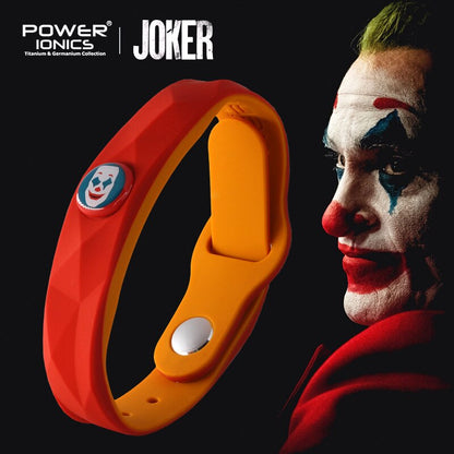New Power Ionics  JOKER 3000ions/cc 4IN1 Anion Titanium Germanium Health Sports Fashion Bracelet Wristband DC Free Lettering