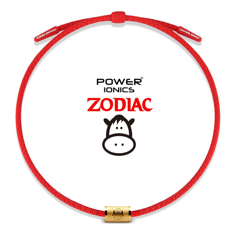 Power Ionics 12 Zodiacs Unisex Waterproof Anions Sports Fashion Necklace