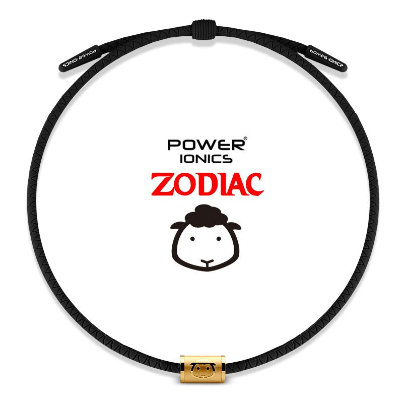 Power Ionics 12 Zodiacs Unisex Waterproof Anions Sports Fashion Necklace