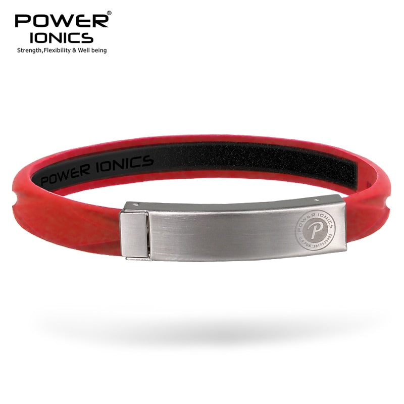 New Power Ionics Prism Morandi Colors 2000 Anions Hologram Germanium Magnetic Wristband Bracelet Balance Human Body Energy Gift