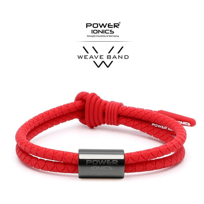 【Pre-order/ship within 7days】Power Ionics WEAVE BAND Unisex Waterproof Ions and Germanium Sports Fashion Bracelet Free Lettering Gifts
