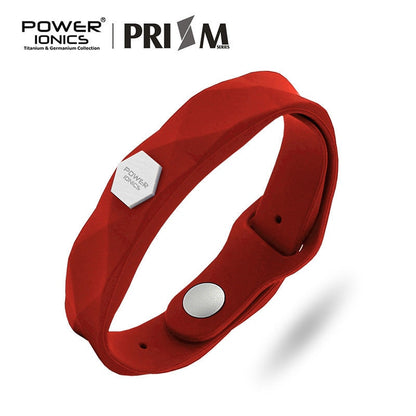 Power Ionics Prism Waterproof Men Women Ions Germanium Fashion Sports Health Bracelet Wristband Gifts Hard Box