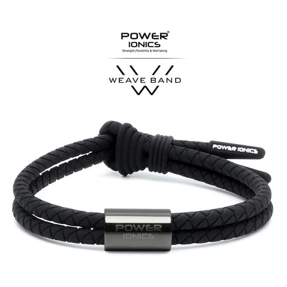 【Pre-order/ship within 7days】Power Ionics WEAVE BAND Unisex Waterproof Ions and Germanium Sports Fashion Bracelet Free Lettering Gifts